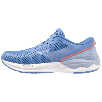 Zapatillas Para Correr Mizuno WAVE Revolt 3 Mujer Azules / Plateados / Coral - Chile M541NMTAQO